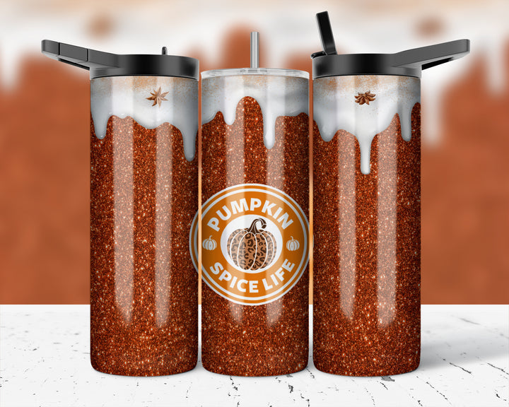 Assorted Ready to Press Sublimation Prints for 20oz Straight Skinny Tumblers (10 Pack) - Fall