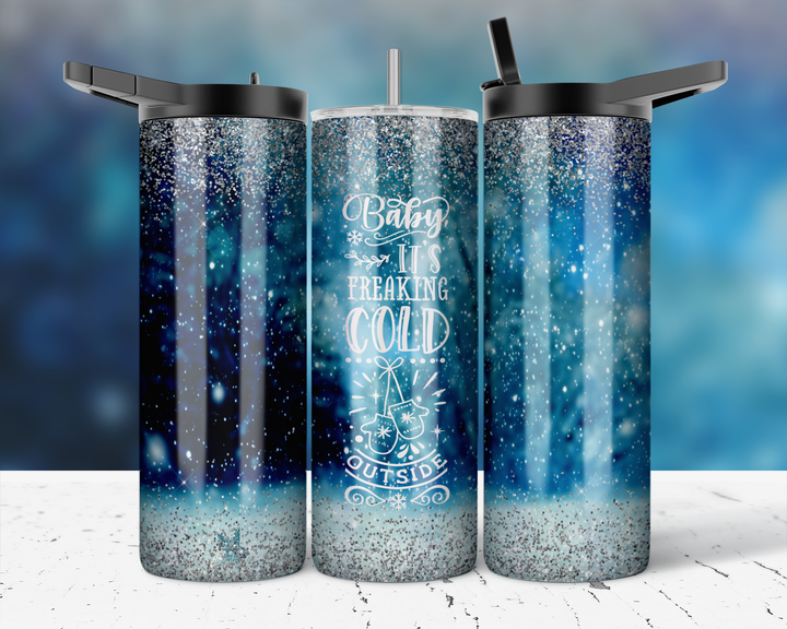 Assorted Ready to Press Sublimation Prints for 20oz Straight Skinny Tumblers (10 Pack) - Christmas 1