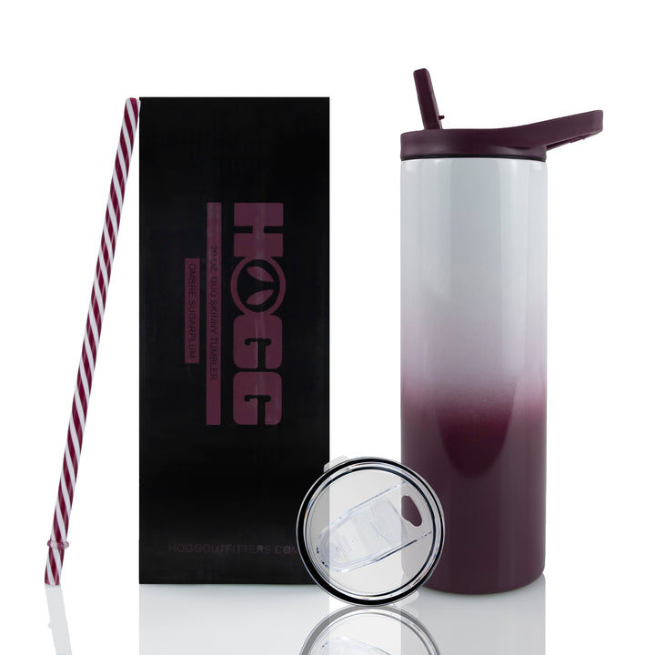 20oz Sublimation Blank Duo Skinny Tumbler - Winter Wonderland Collection — Ombre Sugarplum