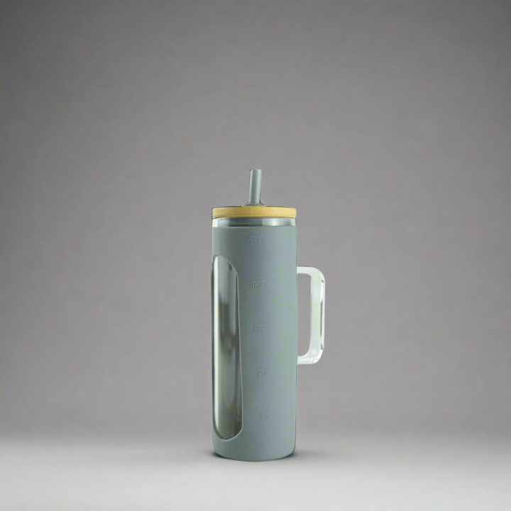 20oz Glass Skinny W/ Sleeve — Ash