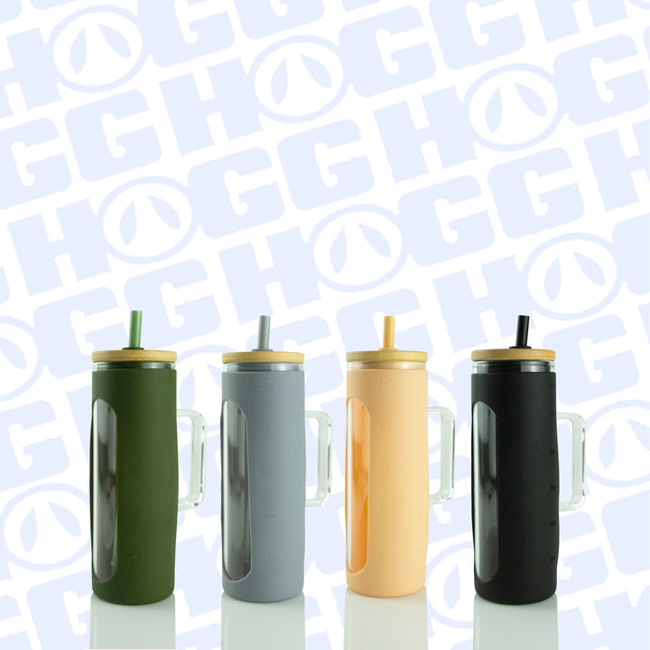20oz Glass Skinny W/ Sleeve — Color Assortment