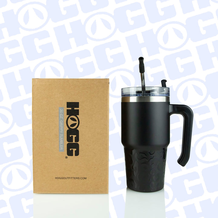 20oz Powder Coated Grippy Tumbler — Cheetah Bottom