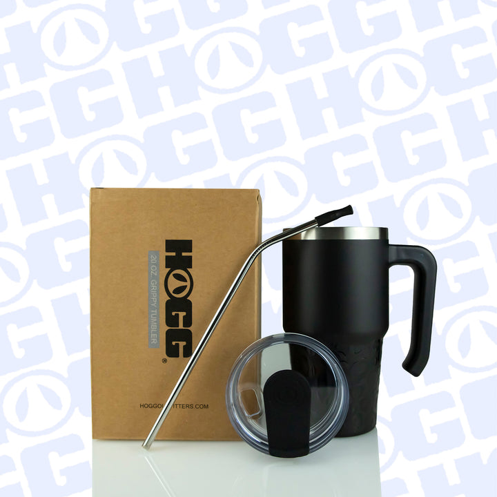 20oz Powder Coated Grippy Tumbler