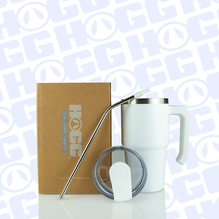 20oz Powder Coated Grippy Tumbler