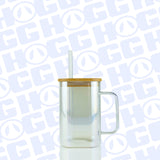20oz SUBLIMATABLE IRIDESCENT GLASS COFFEE MUG
