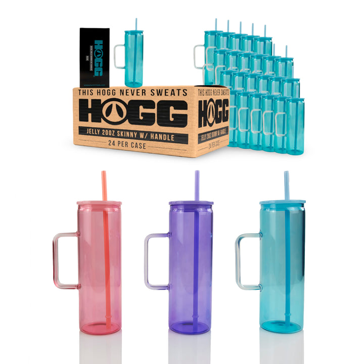 Jelly 20oz Skinny W/ Handle Case (24 Units)