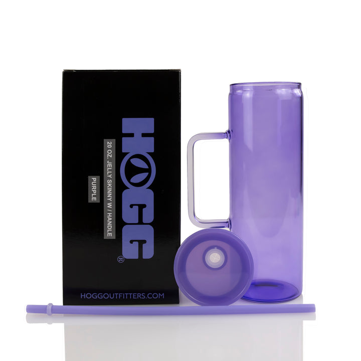 Jelly 20oz Skinny W/ Handle — Purple