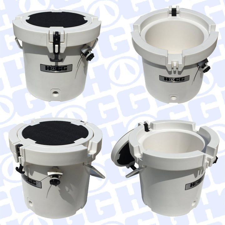 20qt Round Hogg Coolers — White