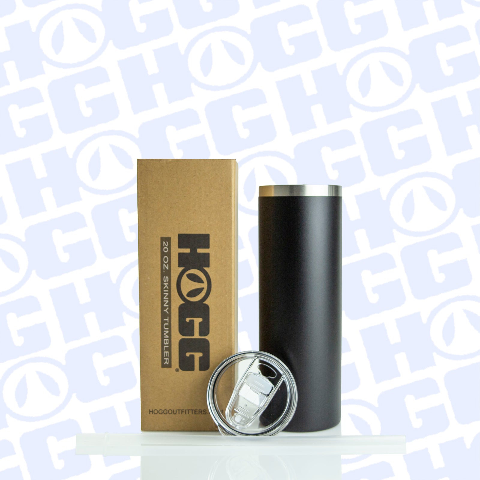 ***CLOSEOUT*** 20oz SKINNY POWDERCOATED TUMBLER