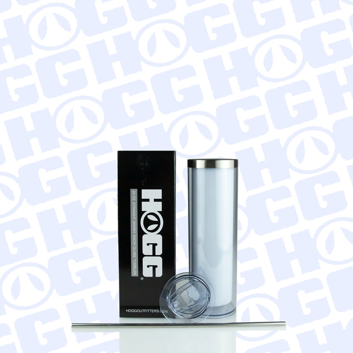 20oz Sublimation Blank Skinny Snow Globe Tumbler Case (24 Units)