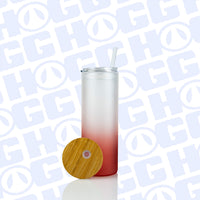 20oz Sublimation Blank Gradient Glass Duo Skinny Tumblers