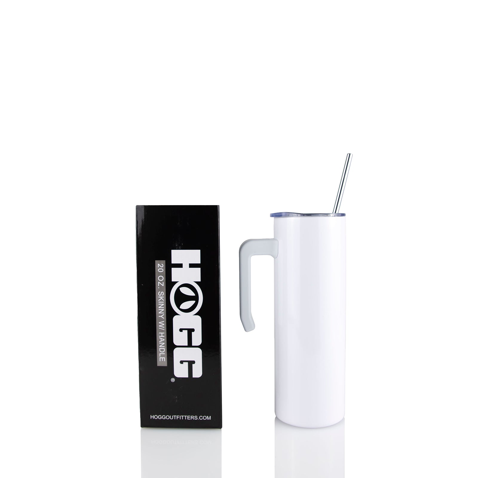 20oz Sublimatable Skinny Tumbler W/ Handle Case (24 Units)
