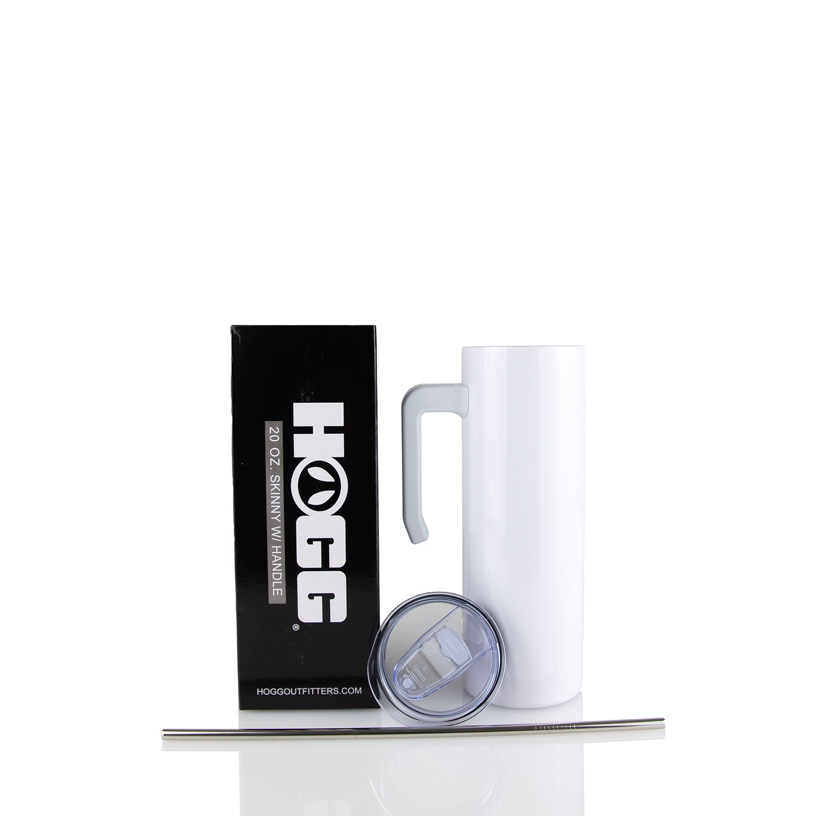 20oz Sublimatable Skinny Tumbler W/ Handle Case (24 Units)