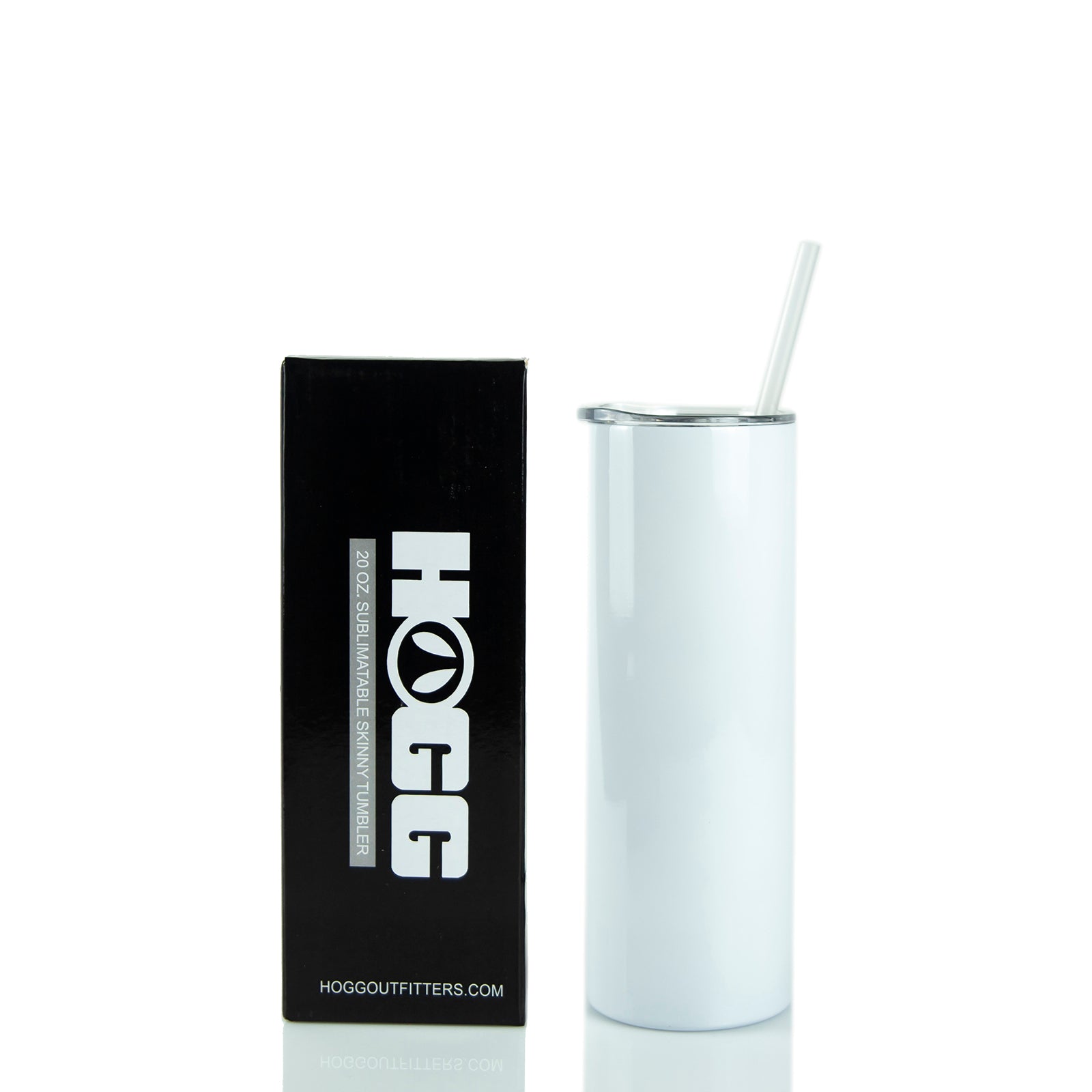20oz Sublimation Straight Skinny With a Straw