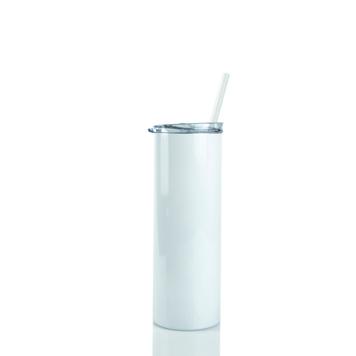 The *$2.99* 20oz Sublimatable Skinny W/ Classic Lid Case Bundle (4 Cases, 96 Units)