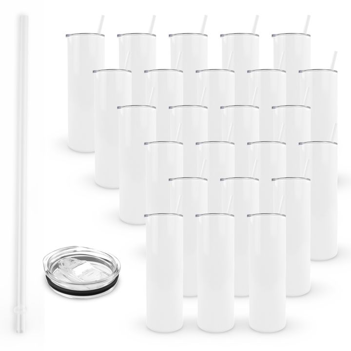 20oz Sublimatable Skinny Tumbler Case (24 Units)