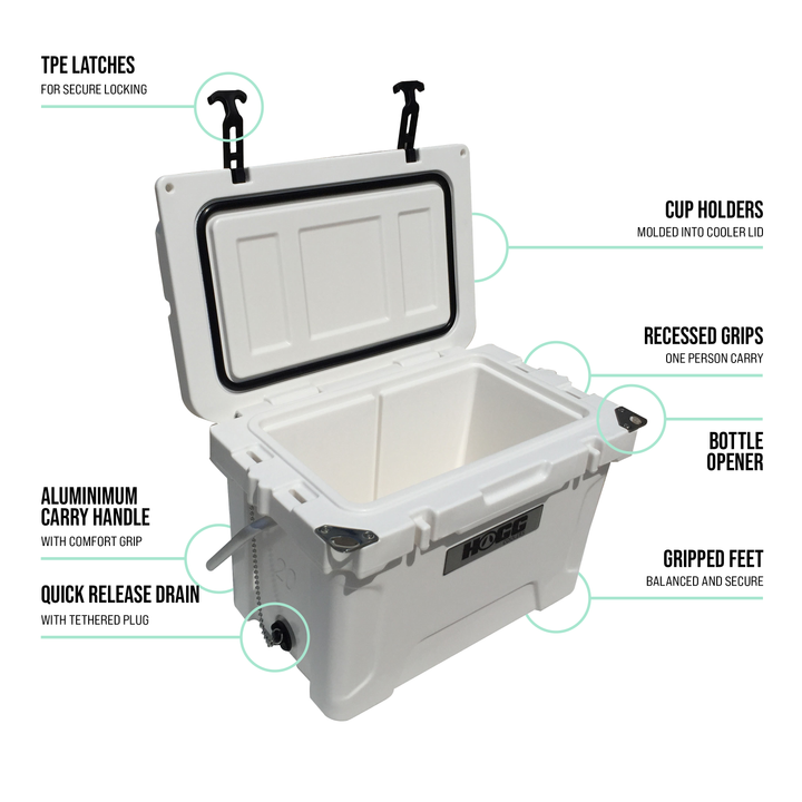 20qt Hogg Coolers — White