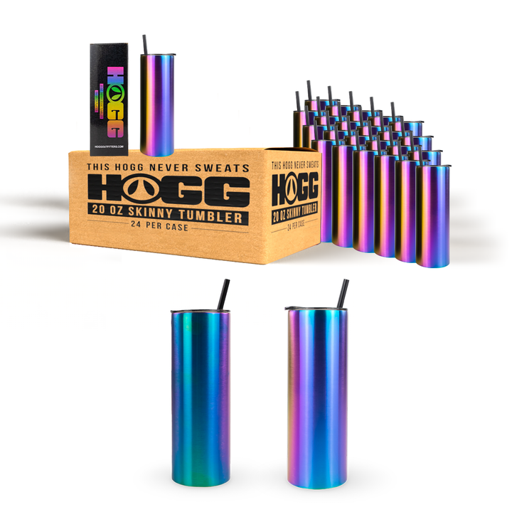 20oz Electroplated Skinny Edge Tumbler Case (24 Units)