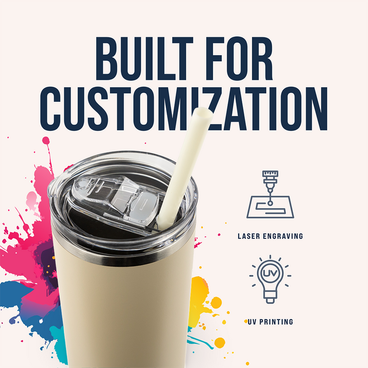 20oz Powder Coated Skinny Tumbler Case (24 Units)