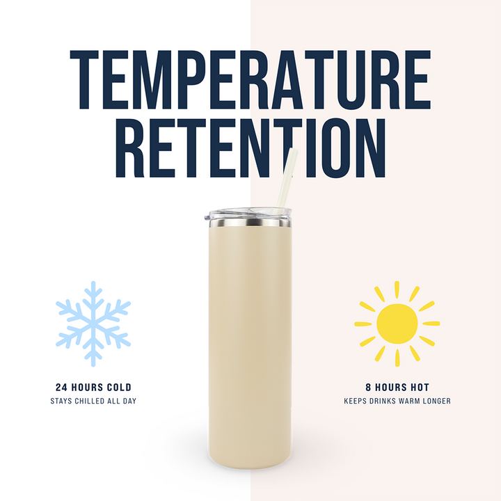 20oz Powder Coated Skinny Tumbler Case (24 Units)