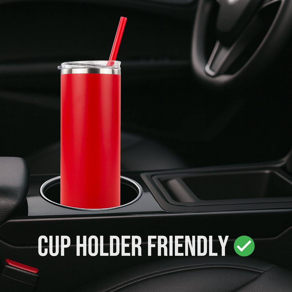 20oz POWDER COATED SKINNY TUMBLER CASE (24 UNITS)