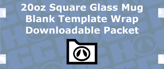 20oz SQUARE GLASS MUG WRAP TEMPLATE