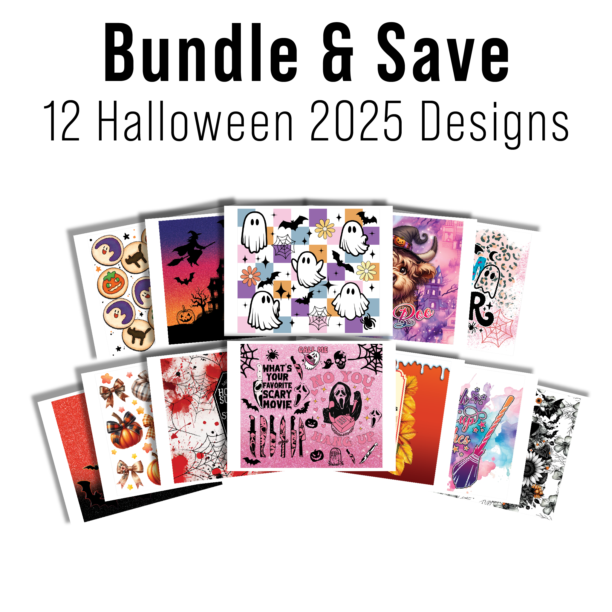 DIGITAL SUBLIMATION DESIGNS - HALLOWEEN 2025 TUMBLERS