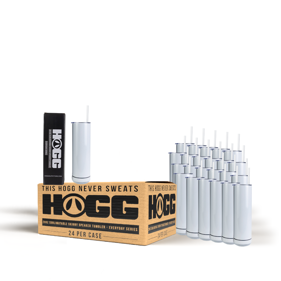 20oz SUBLIMATABLE SKINNY SPEAKER TUMBLER – EVERYDAY SERIES (CASE 24 UNITS)