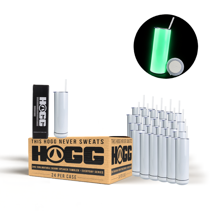 20oz Sublimierbarer Skinny Lautsprecher-Becher - Everyday Serie (24 Einheiten) - Leuchtendes Grün