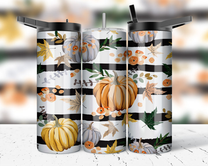 Assorted Ready to Press Sublimation Prints for 20oz Straight Skinny Tumblers (10 Pack) - Fall