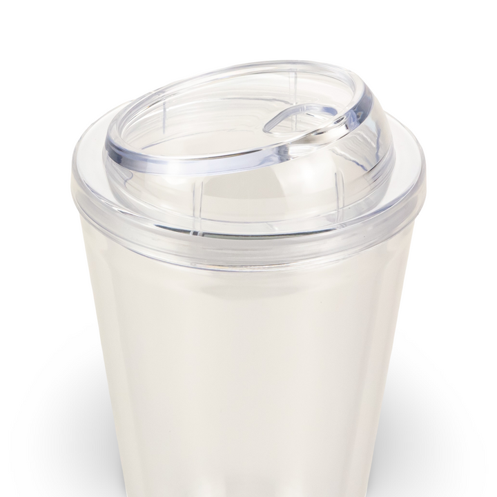 16oz Acrylic Glitter Globe Coffee Cup Case (24 Units)