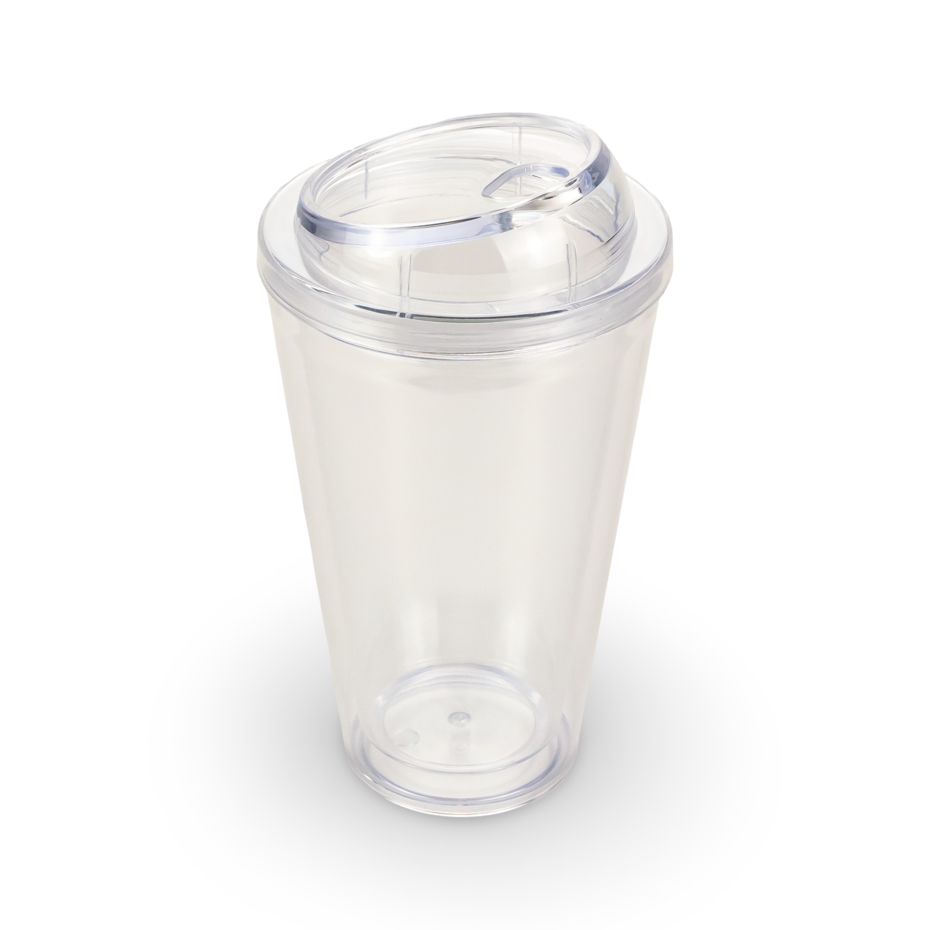 16oz Acrylic Glitter Globe Coffee Cup