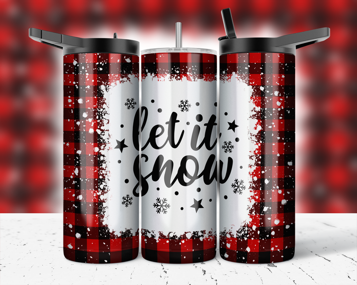 Assorted Ready to Press Sublimation Prints for 20oz Straight Skinny Tumblers (10 Pack) - Christmas 3