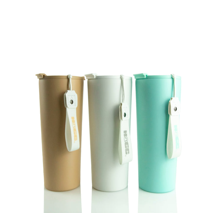 24oz Dual Flip Slim W/ Strap — Color Assortment