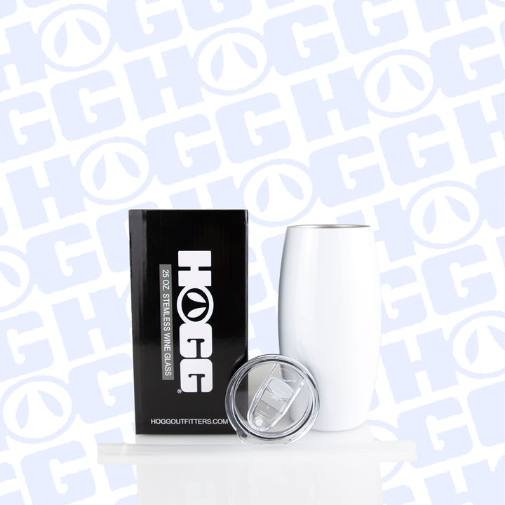 25oz Sublimatable Stemless Tumbler W/Straw