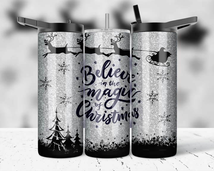 Assorted Ready to Press Sublimation Prints for 20oz Straight Skinny Tumblers (10 Pack) - Christmas 3