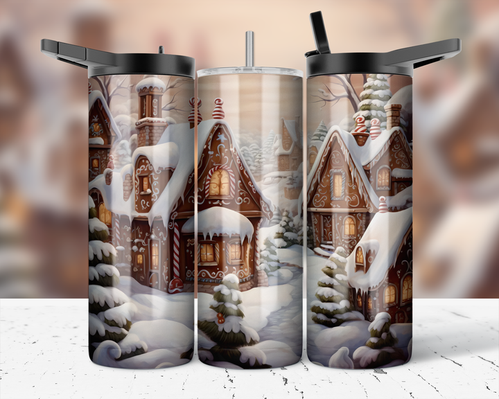Assorted Ready to Press Sublimation Prints for 20oz Straight Skinny Tumblers (10 Pack) - Christmas 3
