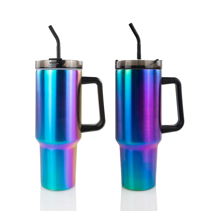 40oz Electroplated Traveler Tumbler