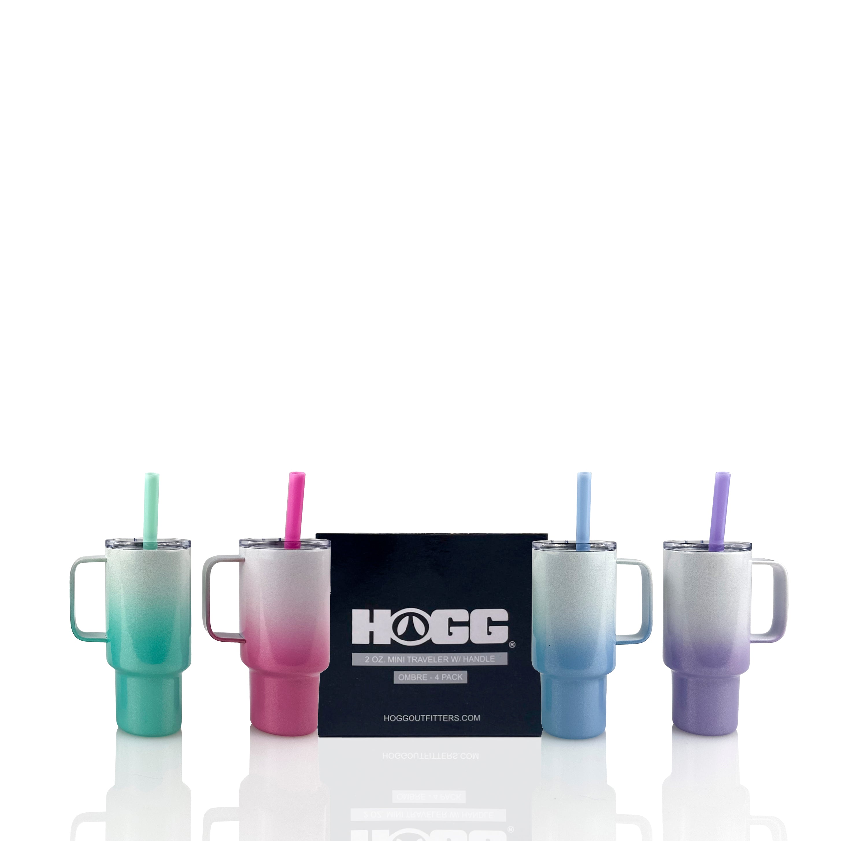 2oz SUBLIMATABLE MINI TRAVELER TUMBLER SET - 4 PACK