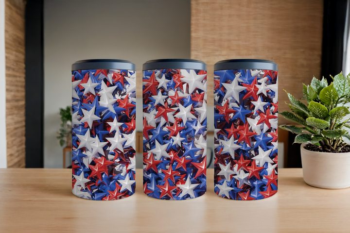 Digital Sublimation Designs - Fourth of July Tumbler Wraps — 40oz Big Swig — Soar High Eagle