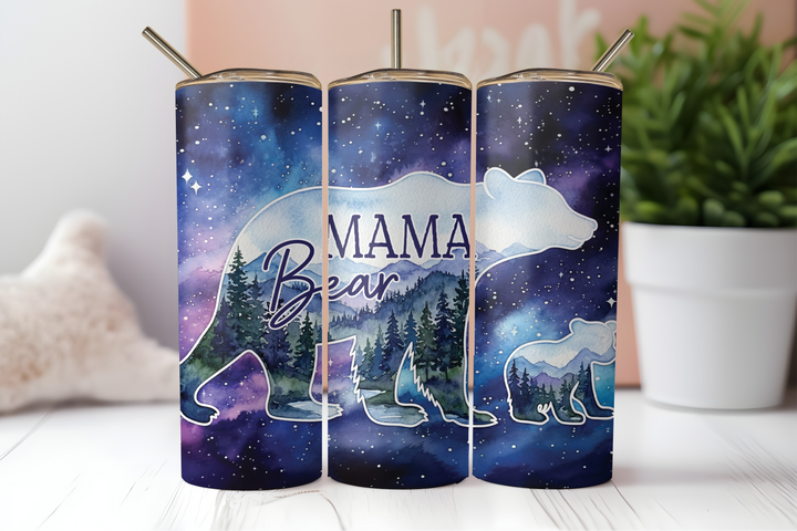 Digital Sublimation Designs - Mom Vibes Collection Tumbler Wraps — 40oz Big Swig — Mommin' Ain't Easy