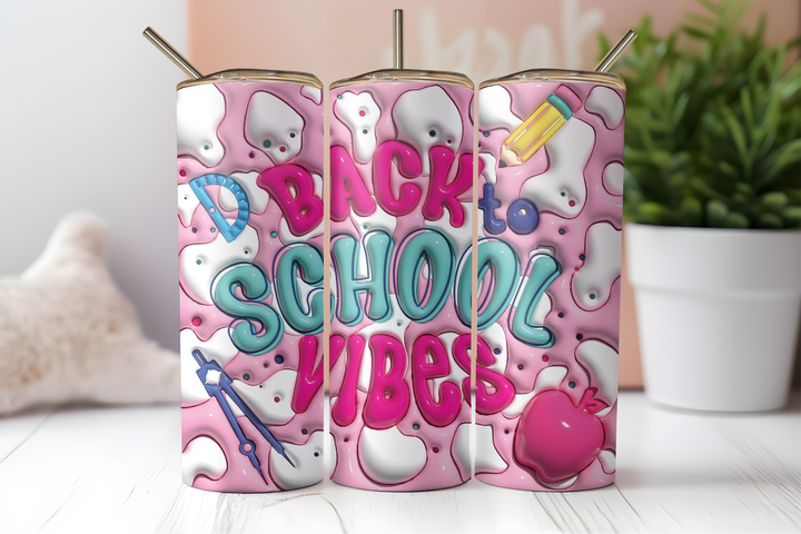 Digital Sublimation Designs - Back to School Teachers — 40oz Big Swig — Groovy Difference Maker