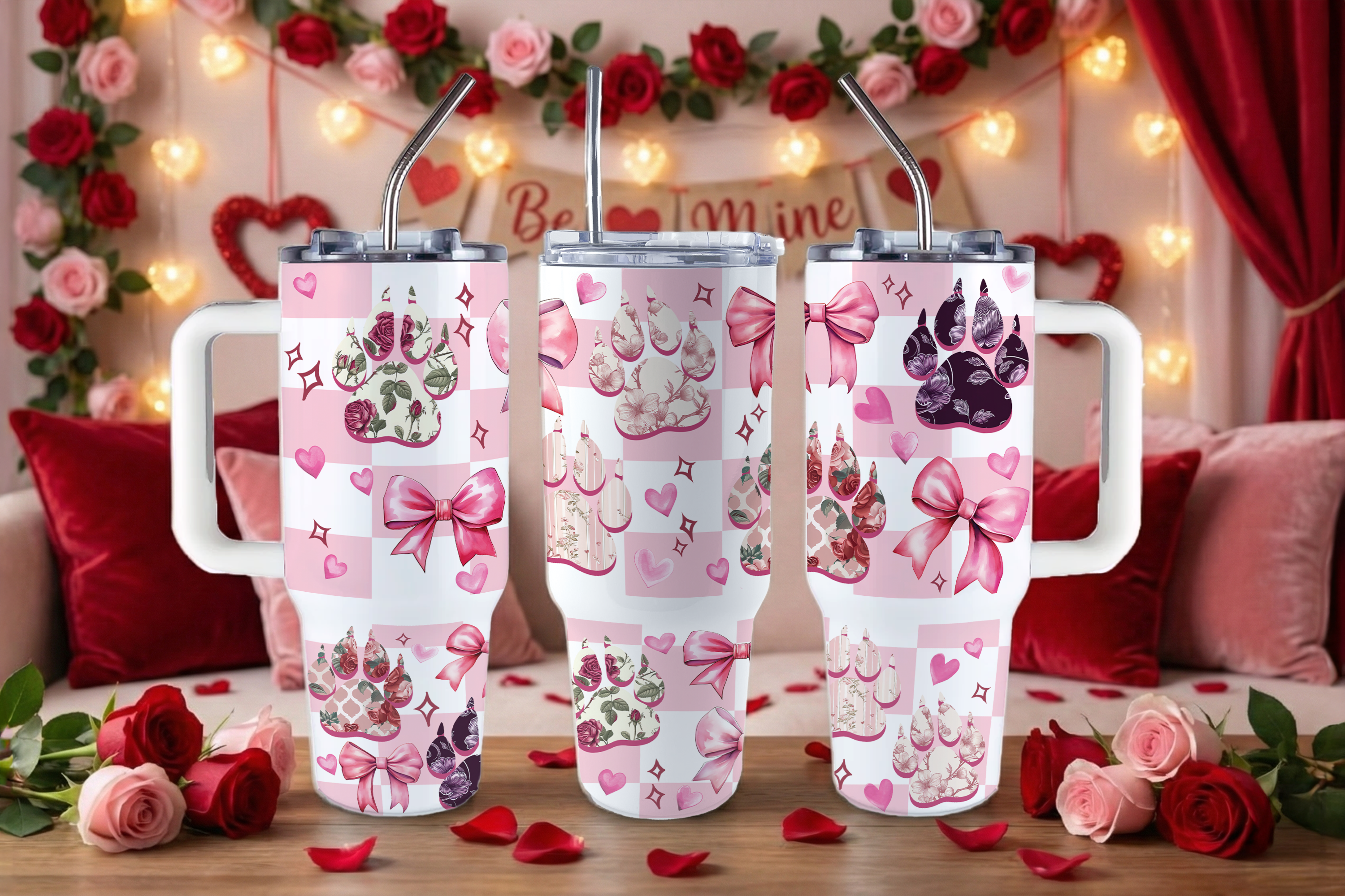 DIGITAL SUBLIMATION DESIGNS - XOXO COLLECTION TUMBLER WRAPS