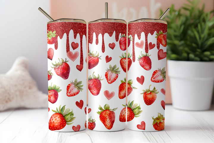 Digital Sublimation Designs - Xoxo Collection Tumbler Wraps — 40oz Big Swig — Lovely Pink Paw