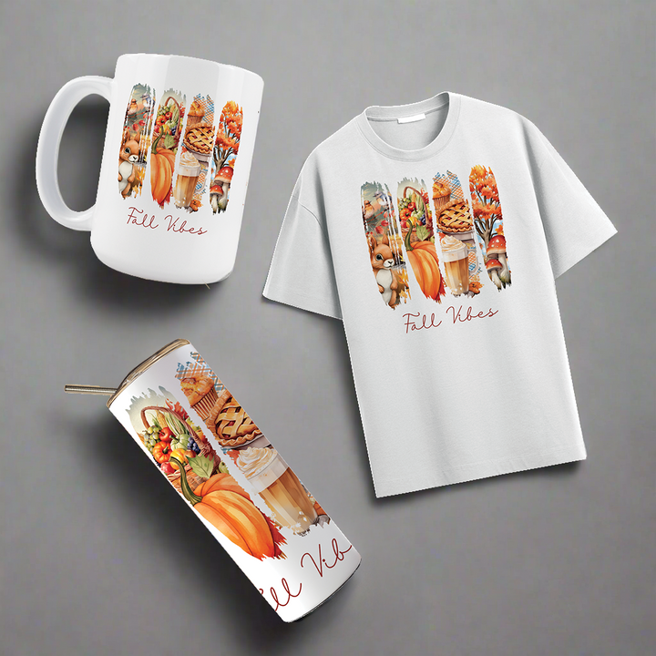 Multi Product Use - Digital Sublimation Designs - Fall 2025 — Watercolor Fall