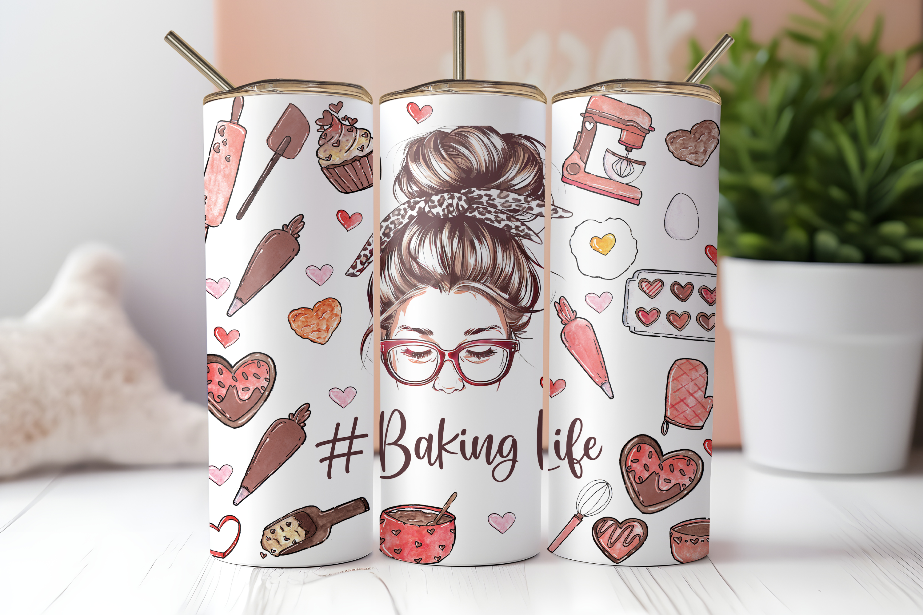 Assorted Ready to Press Sublimation Tumbler Prints (12 Pack) - Sugar and Spice