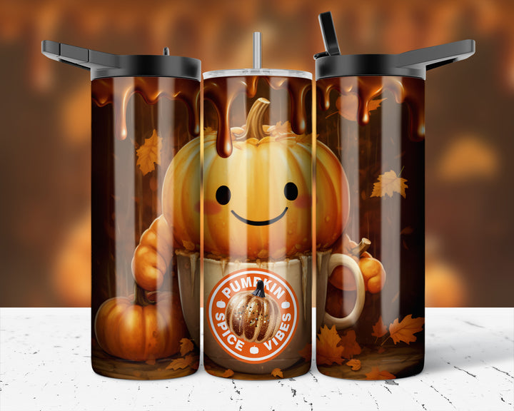 Assorted Ready to Press Sublimation Prints for 20oz Straight Skinny Tumblers (10 Pack) - Fall