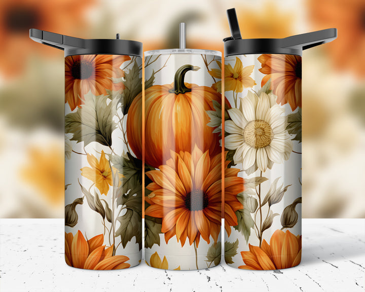 Assorted Ready to Press Sublimation Prints for 20oz Straight Skinny Tumblers (10 Pack) - Fall