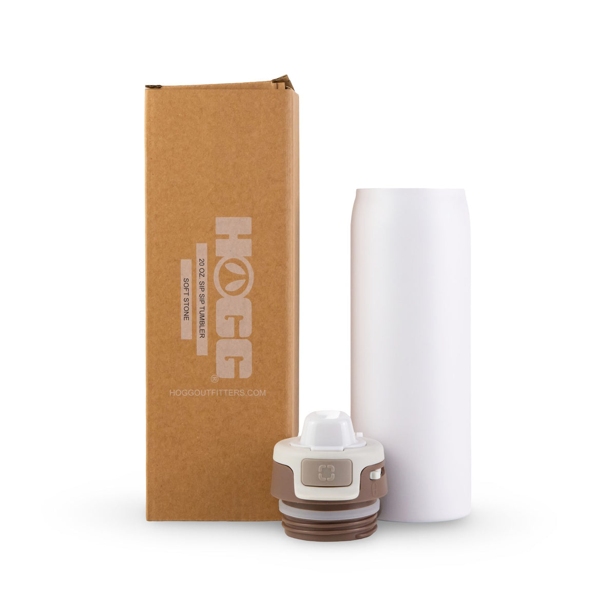 20oz Powder Coated Sip Sip Tumbler - Soft Stone