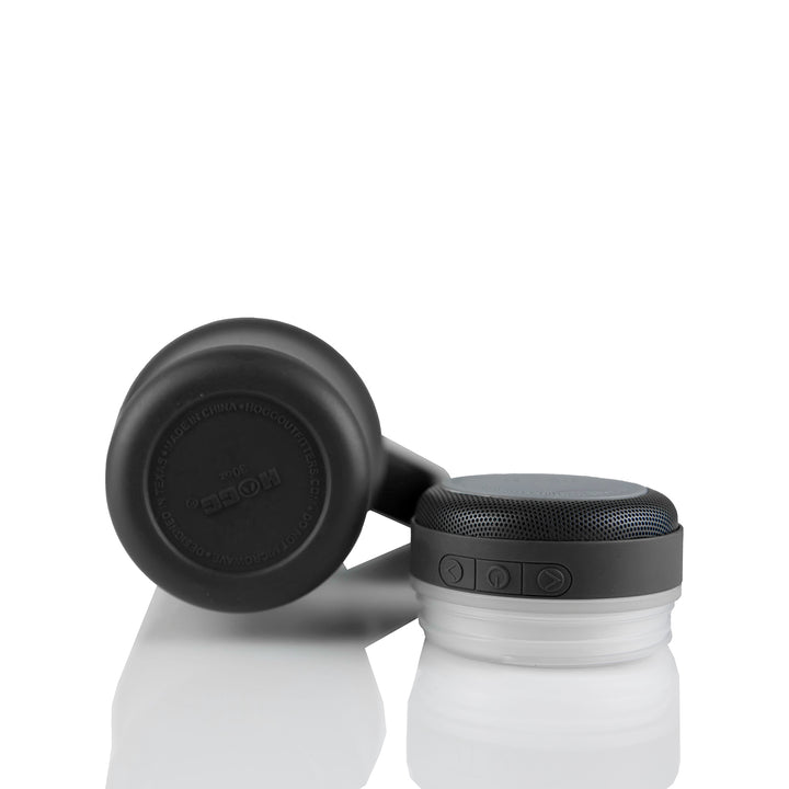 30oz Powder Coated Grippy Speaker Tumbler — Black